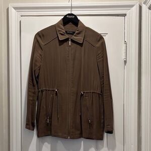 Zara Utility Jacket Olive Green